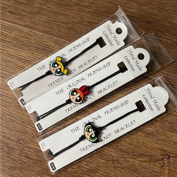 NEW POWER PUFF GIRLS- Adjustable String Bracelets-CHOOSE YOUR FAV - Picture 10 of 10